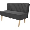   Divano in Stoffa 117x55,5x77 cm Grigio Scuro