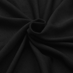 Fodere Elasticizzate per Tavolo 2 pezzi 120x60,5x74 cm Nero