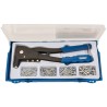 Draper Tools Set Pistola Rivettatrice Blu 27843