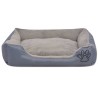   Cuccia per Cani con Cuscino Imbottito Taglia XL Grigio