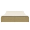   Lettino Prendisole in Polyrattan Beige