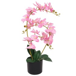   Orchidea Artificiale con Vaso 65 cm Rosa