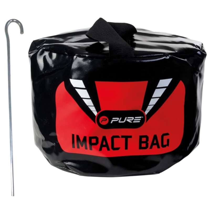 Pure2Improve Sacca Impatto da Golf per Allenamento Nera 23x8x25 cm