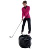 Pure2Improve Sacca Impatto da Golf per Allenamento Nera 23x8x25 cm