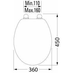 Tiger Sedile WC a Chiusura Morbida Memphis Duroplast Bianco 252930646