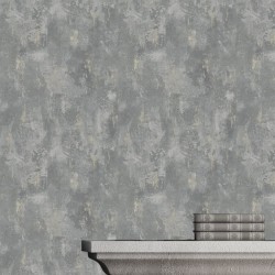 DUTCH WALLCOVERINGS Carta da Parati Motivo Calcestruzzo Grigio TP1008