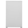 vidaXL Schedario Grigio Chiaro 46x62x102,5 cm in Acciaio