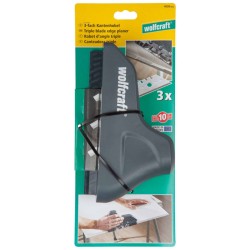 wolfcraft Pialla Tripla Lama Nera 4009000