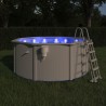 vidaXL Luce LED Piscina Galleggiante Subacquea con Telecomando Bianca