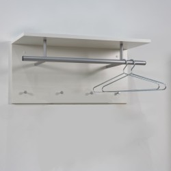 FMD Appendiabiti a Parete 72x29,3x34,5 cm Bianco