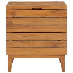 Cesto Portabiancheria 40x30x45 cm in Massello di Teak