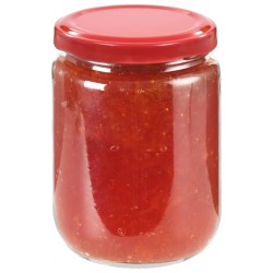   Vasi per Marmellata in Vetro Coperchio Rosso 48 pz 230 ml