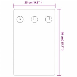 Appendiabiti a Parete 40x25 cm Vetro Temperato Muro in Pietra