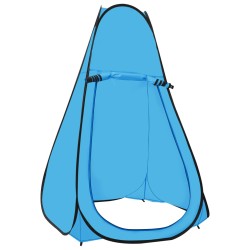 vidaXL Tenda Doccia da Campeggio Pop Up Blu