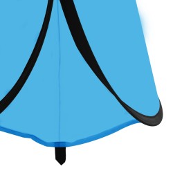 vidaXL Tenda Doccia da Campeggio Pop Up Blu