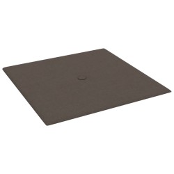 Pannelli Murali 12 pz Tortora 30x30 cm in Tessuto 1,08 m²