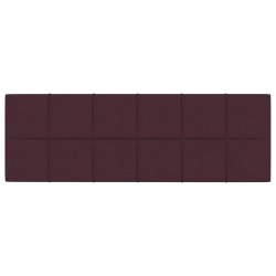 Pannelli Murali 12 pz Viola 90x30 cm in Tessuto 3,24 m²