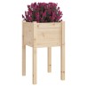 vidaXL Fioriere da Giardino 2 pz 40x40x70 cm in Legno Massello di Pino