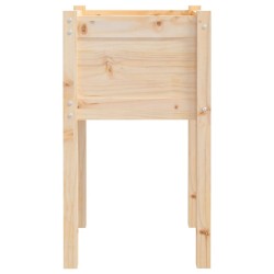 vidaXL Fioriere da Giardino 2 pz 40x40x70 cm in Legno Massello di Pino