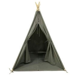 Sunny Tenda da Gioco con Finestre Alba Grigio