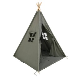 Sunny Tenda da Gioco con Finestre Alba Grigio