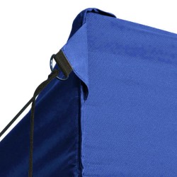 vidaXL Tenda Pieghevole con 3 Pareti 3x4,5 m Blu