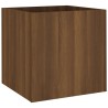 vidaXL Fioriera Rovere Marrone 40x40x40 cm in Legno ingegnerizzato