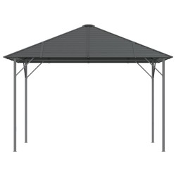 vidaXL Gazebo con Tetto 3x3 m Antracite