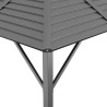 vidaXL Gazebo con Tetto 3x3 m Antracite