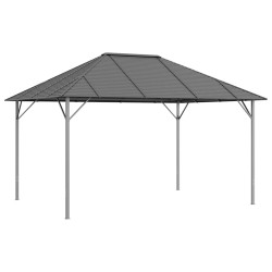 vidaXL Gazebo con Tetto 4x3 m Antracite