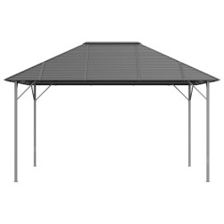 vidaXL Gazebo con Tetto 4x3 m Antracite