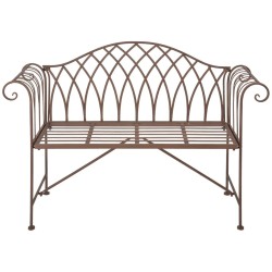 Esschert Design Panca da Giardino in Metallo Stile Old English MF009