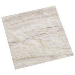 vidaXL Listoni per Pavimenti Autoadesivi 55 pz in PVC 5,11 m² Beige