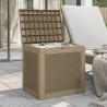 vidaXL Contenitore Giardino Marrone Chiaro 55,5x43x53 cm Polipropilene