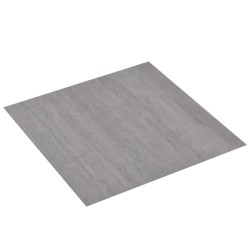 vidaXL Listoni per Pavimenti Autoadesivi in PVC 5,11 m² Grigio Granito