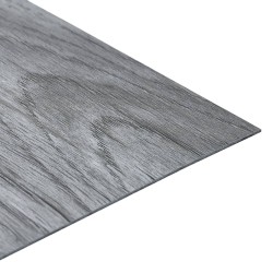 vidaXL Listoni per Pavimenti Autoadesivi 5,11 m² in PVC Grigio Chiaro