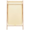 vidaXL Portabiancheria in Legno di Cedro e Tessuto Beige 42x41x64 cm