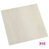 vidaXL Listoni per Pavimenti Autoadesivi 55 pz in PVC 5,11 m² Beige