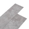 vidaXL Listoni Pavimenti Non Autoadesivi PVC 5,26m² 2mm Grigio Terra