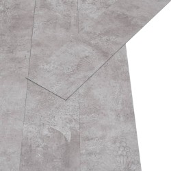 vidaXL Listoni Pavimenti Non Autoadesivi PVC 5,26m² 2mm Grigio Terra