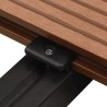 vidaXL Clip per Decking con Viti 200 pz in Plastica e Acciaio Inox