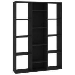 vidaXL Libreria/Divisorio Nero 100x24x140 cm in Truciolato