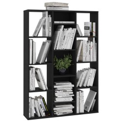 vidaXL Libreria/Divisorio Nero 100x24x140 cm in Truciolato