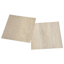 vidaXL Listoni per Pavimenti Autoadesivi 55 pz in PVC 5,11 m² Beige