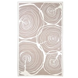 Esschert Design Tappeto da Esterno 240x150 cm Anelli di Crescita