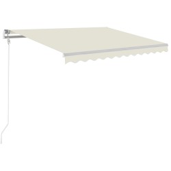 Tenda da Sole Retrattile Automatica 300x250 cm Crema