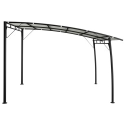 Tenda Parasole da Giardino 3x3x2,55 m Crema