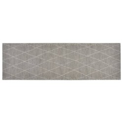 Tappeto da Cucina Lavabile Rombi 60x180 cm Velluto