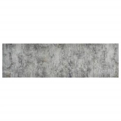 Tappeto da Cucina Lavabile Beton 60x180 cm Velluto