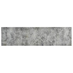 Tappeto da Cucina Lavabile Beton 45x150 cm Velluto